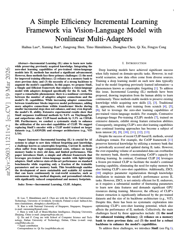 Vision-Language Framework: SimE